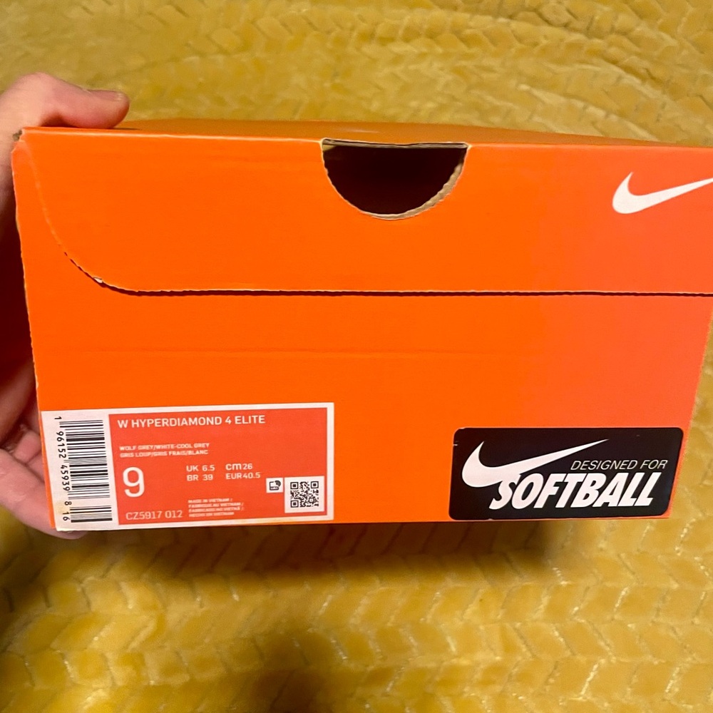 Nike Hyperdiamond 4 Elite Softball Metal Cleats Women’s Size 9 - Picture 5 of 5